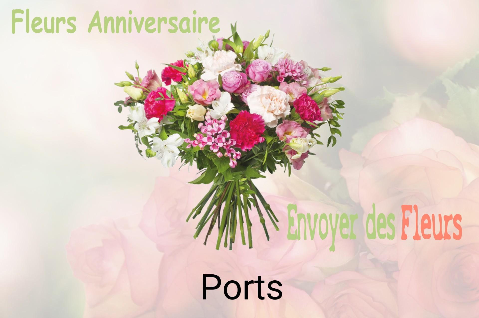 Bouquet de fleurs d’anniversaire livré à Ports